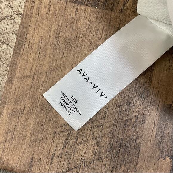 J Crew Scalloped Bikini Bottoms & Ava & Viv Tankini Top - Picture 7 of 16